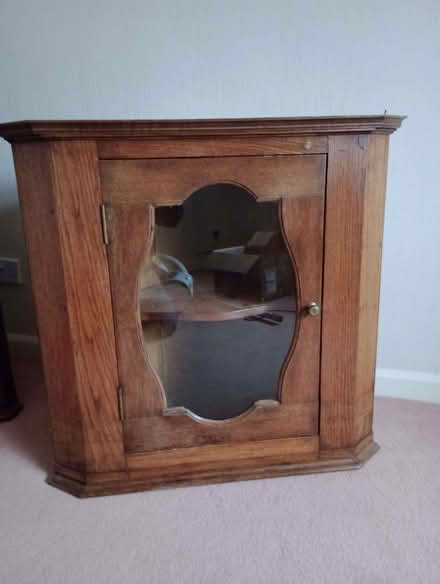 Photo of free Corner wall cabinet with glass front (Mickleton GL55) #1