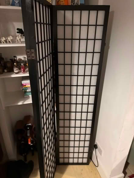 Photo of free Folding paper and wood room divider (Stratford, E15) #1