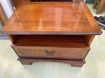 Photo of free Wooden style TV/hi-fi stand (Lyncombe) #1