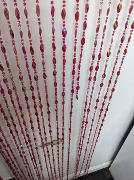 Photo of free Pink beaded curtain (Syon Lane TW7) #3