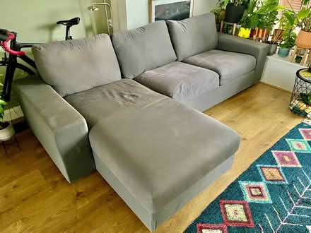 Photo of free IKEA Vimle 3-seat sofa with chaise (with storage) (Castlefield M16) #1