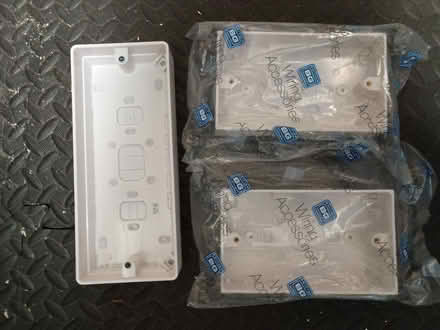 Photo of free Surface boxes for electrical sockets 2x 2G, 1x 3G (Knaresborough HG5) #1