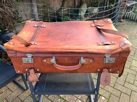 Photo of free Antique Leather Suitcase (Large) (Wednesbury (WS10)) #1