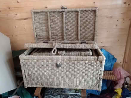 Photo of free Set of 3 nesting wicker boxes, old but intact (Earlham NR4) #2