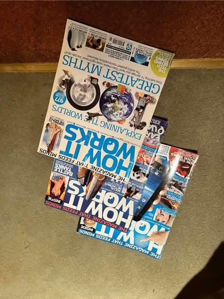 Photo of free 3 old copies of How it works magazine (Pyrford GU22) #1