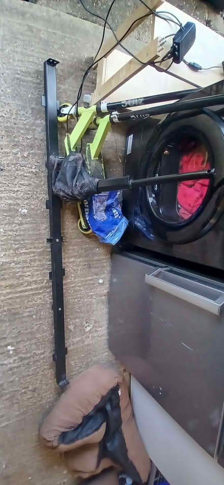 Photo of free Grey king sized ottoman bedframe (Heelands MK13) #3