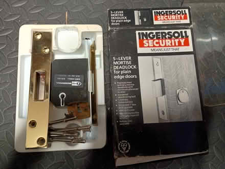 Photo of free Ingersoll 5 lever deadlock bolt for timber doors (Knaresborough HG5) #1