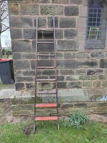 Photo of free Old wooden ladder (underwood, NG16) #1