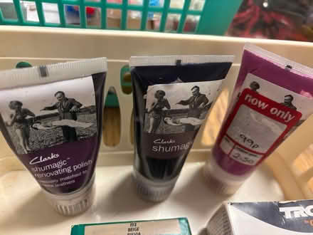 Photo of free Clarkes shoe polish x 3 (Telford) #1