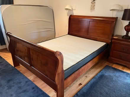 Photo of free Queen Size Sleigh Bed Frame (East Port Angeles) #1