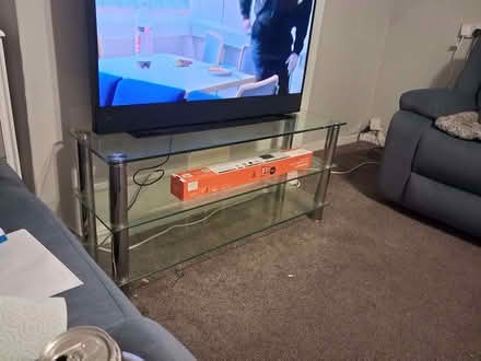 Photo of free Glass/Chrome Console Table (CT12) #1