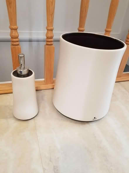 Photo of free Ceramic waste bucket and soap pump (Hunt Club) #1