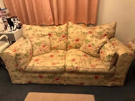 Photo of free Beautiful Collins and Hayes three seater sofa (Seal TN15) #1