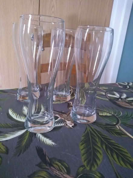 Photo of free 4 tall pint glasses (Newent GL18) #1
