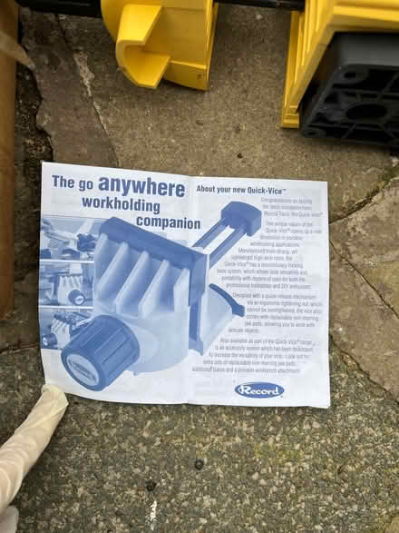 Photo of free Portable vice clamp (Great Moor SK3) #2