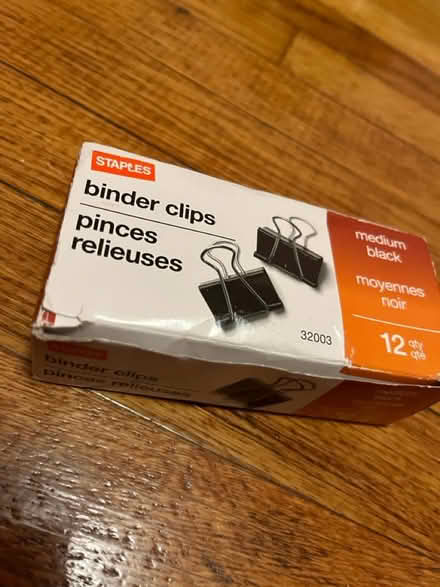Photo of free Binder clips (Winter Hill) #1