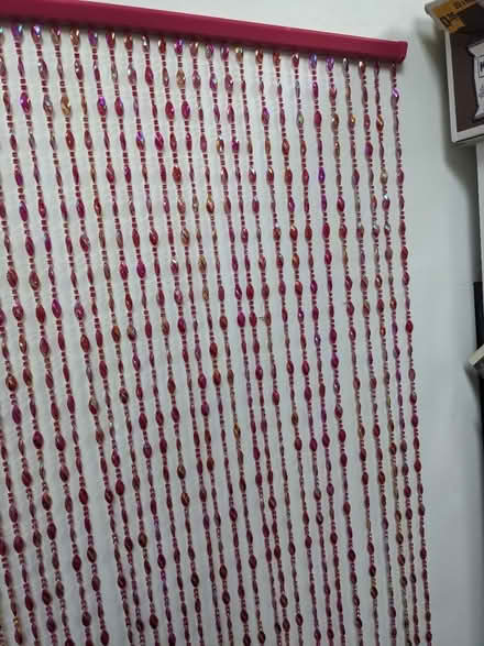 Photo of free Pink beaded curtain (Syon Lane TW7) #1