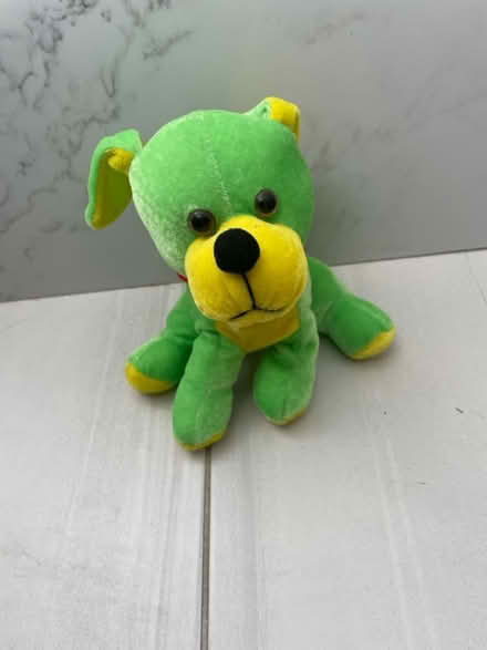 Photo of free Small green dog plush (Kennedy/16th in Markham) #1