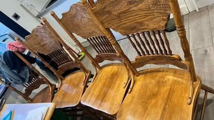 Photo of free 4Xsolid wood chairs (S6) #1