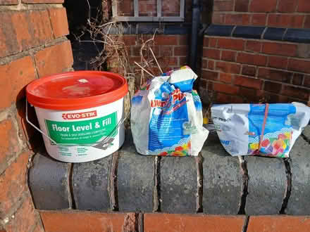 Photo of free Floor filler and grout (West Malvern WR14) #1