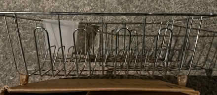 Photo of free Metal dish rack with utensil holder (Valencia Avenue, Sunnyvale) #4
