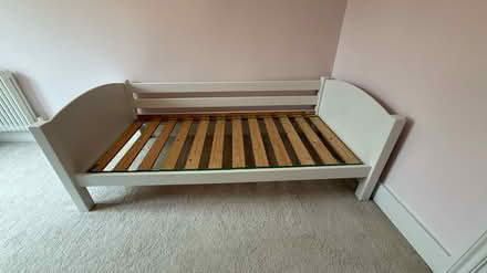Photo of free Single white bed frame (KT15) #2