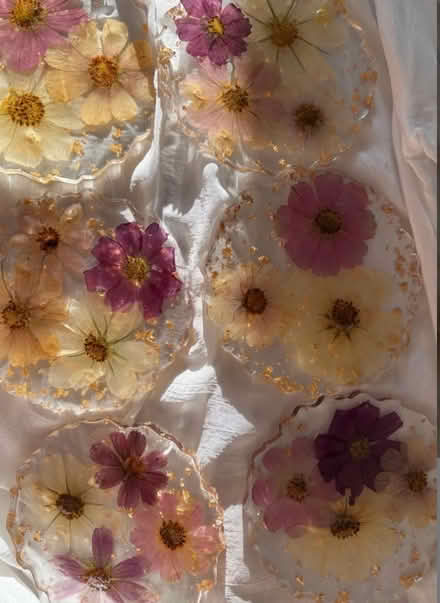 Photo of free Six epoxy resin coasters (Bracknell RG12) #1