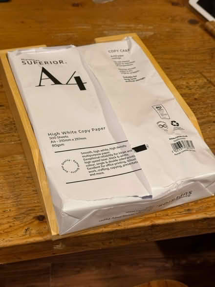 Photo of free Hardwood A4 paper tray (Ilkeston DE7 4B) #2