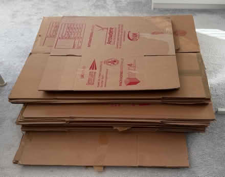 Photo of free Job lot of 20 Cardboard boxes for removal / storage etc (Wilstone HP23) #1