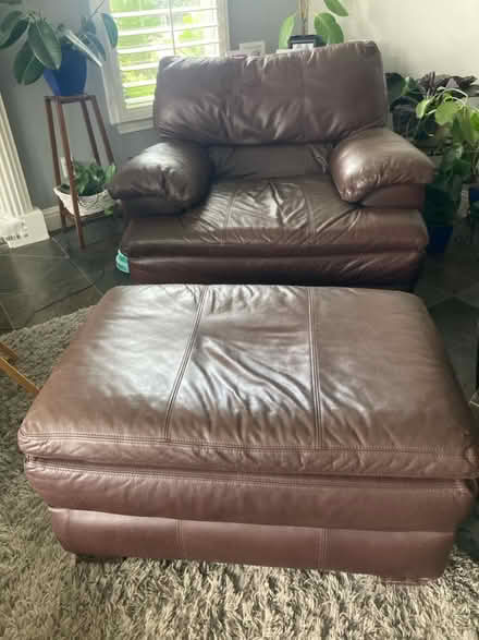 Photo of free Loveseat, chair & ottoman set (Livermore) #2