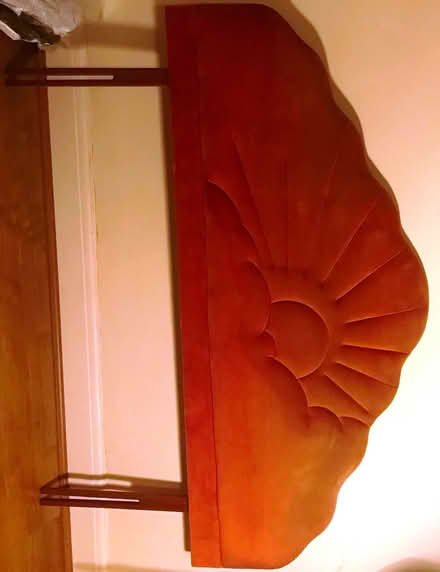 Photo of free Single Bed sculptured padded Headboard (Kirkstall LS4) #1