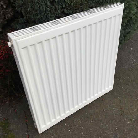 Photo of free White Steel Radiator 60cm x 60cm (Spondon) #1