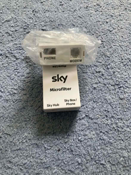Photo of free Sky microfilter, phone/modem adaptor and cable (Marlow Bottom SL7) #2