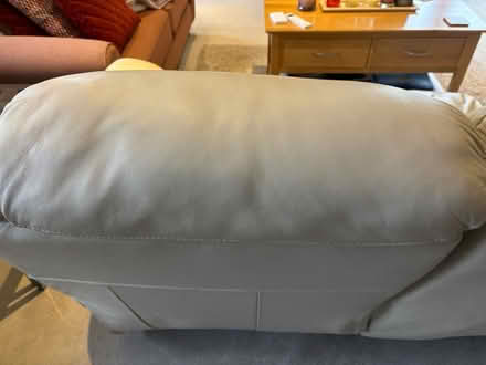 Photo of free leather sofa and armchair (CV32 Leamington spa) #4