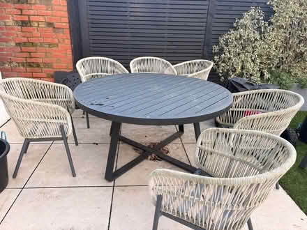 Photo of free 6 Garden chairs and cushions not in picture (Lion Gate TW9) #1