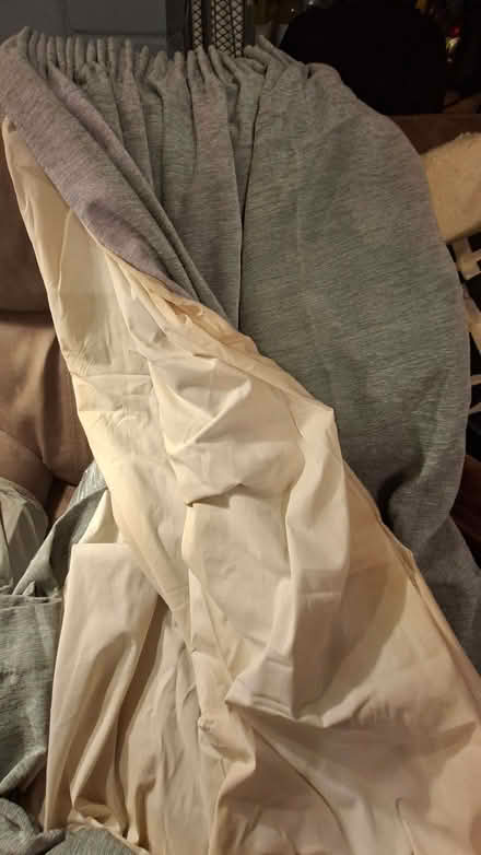 Photo of free A Pair Of Grey Curtains (Walderslade ME5) #2