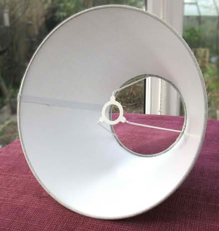 Photo of free Grey Fabric Design Lampshade Lightshade (Cullercoats NE30) #4