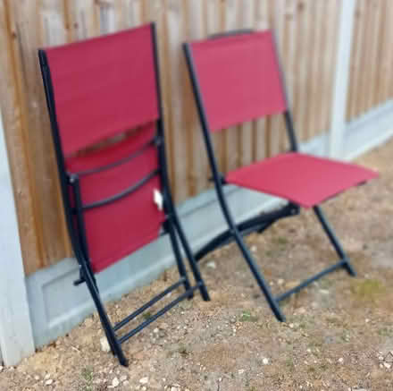 Photo of free 2 bistro chairs (Springfield CM1) #1