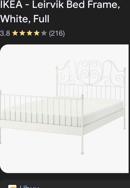 Photo of free Metal double bed (WN5) #2