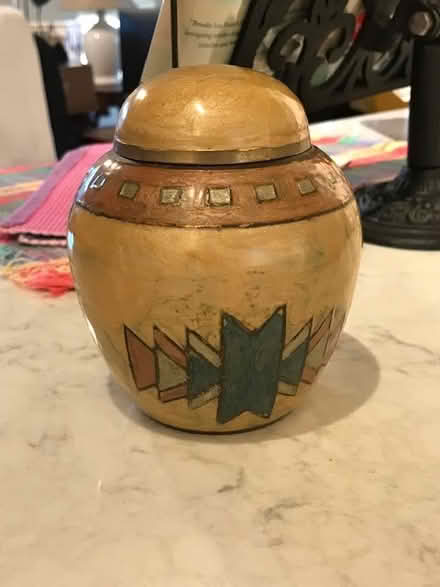 Photo of free Decorative brass jar (South Novato near Hamilton) #1