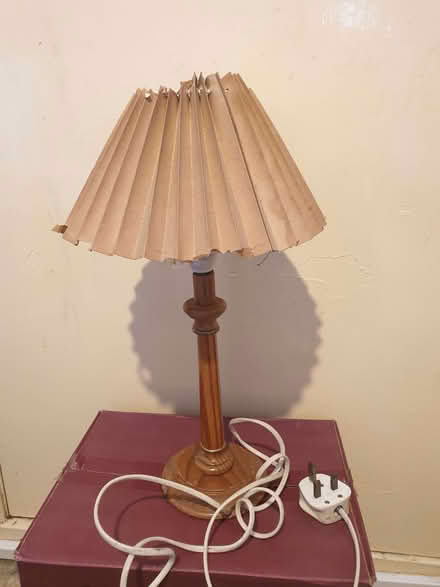 Photo of free Wooden (1 mahogany) Table Lamps (Trowbridge BA14) #1