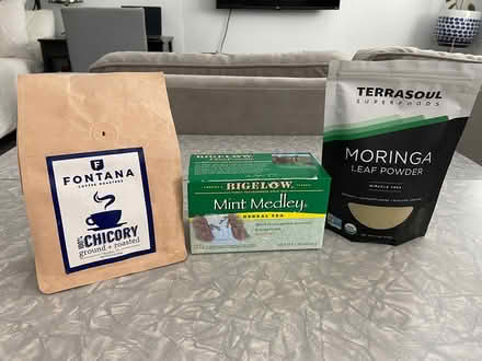 Photo of free Moringa, chicory and mint tea (Franklin Park) #1