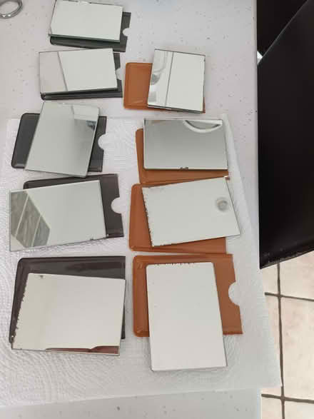 Photo of free 9 vintage glass mirror/place (Melksham) #1