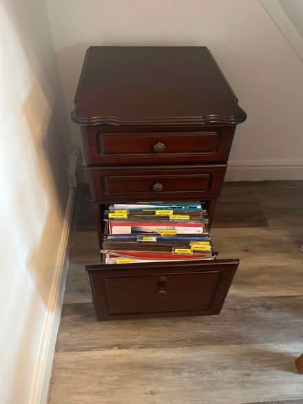 Photo of free Mahogany drawer unit (Little Lever BL3) #1