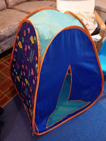 Photo of free Child's pop up tent and plastic chair (Malin Bridge S6) #2