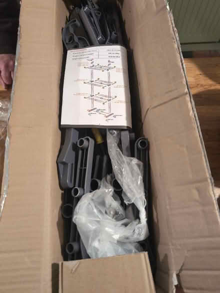 Photo of free Clothes airer brand new just no castors (Llandrindod LD1) #2