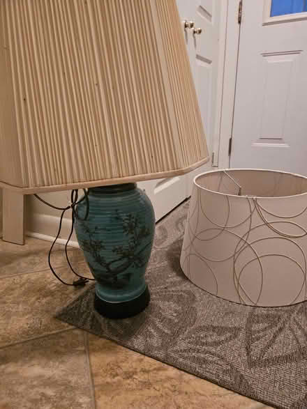 Photo of free Pretty blue lamp (Near the experimental farm) #1