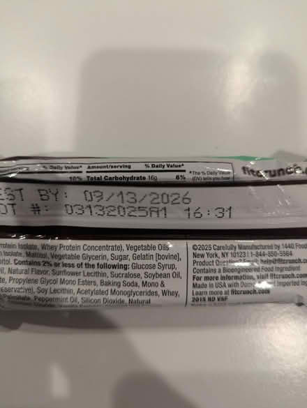 Photo of free Protein bars (near Central Park) #2