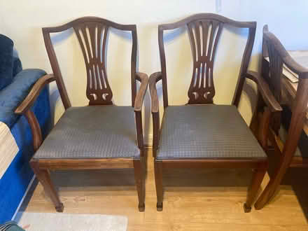 Photo of free Wooden Chairs with Arm Rests (Balerno, EH14) #1