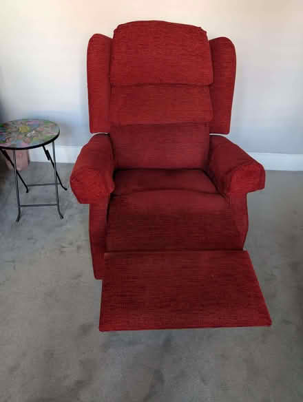 Photo of free 2 wine material manual recliner chairs (White City W12) #2